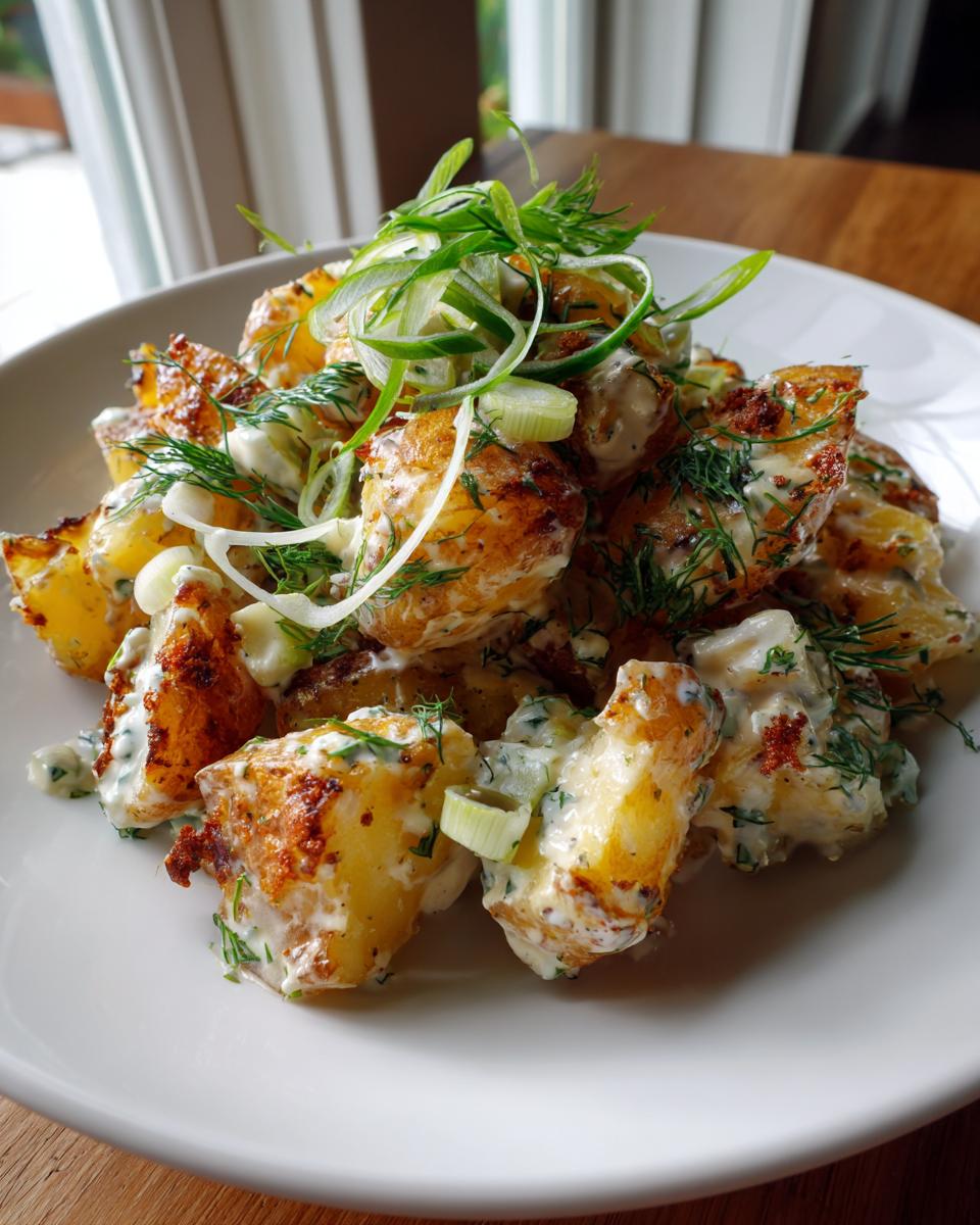 Crispy Smashed Potato Salad - detail 3