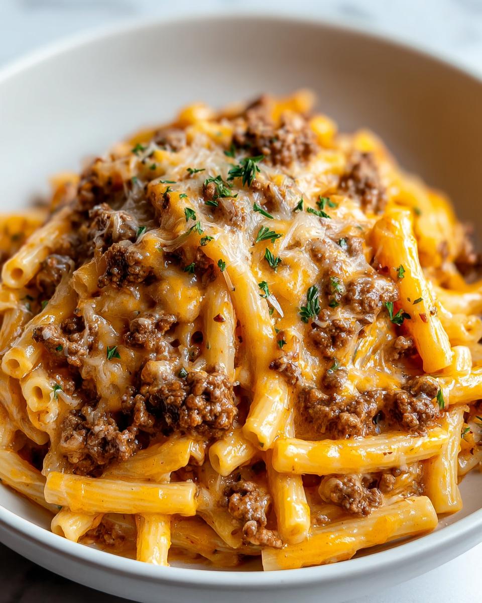 Crockpot Cheesy Crack Beef Pasta - detail 1