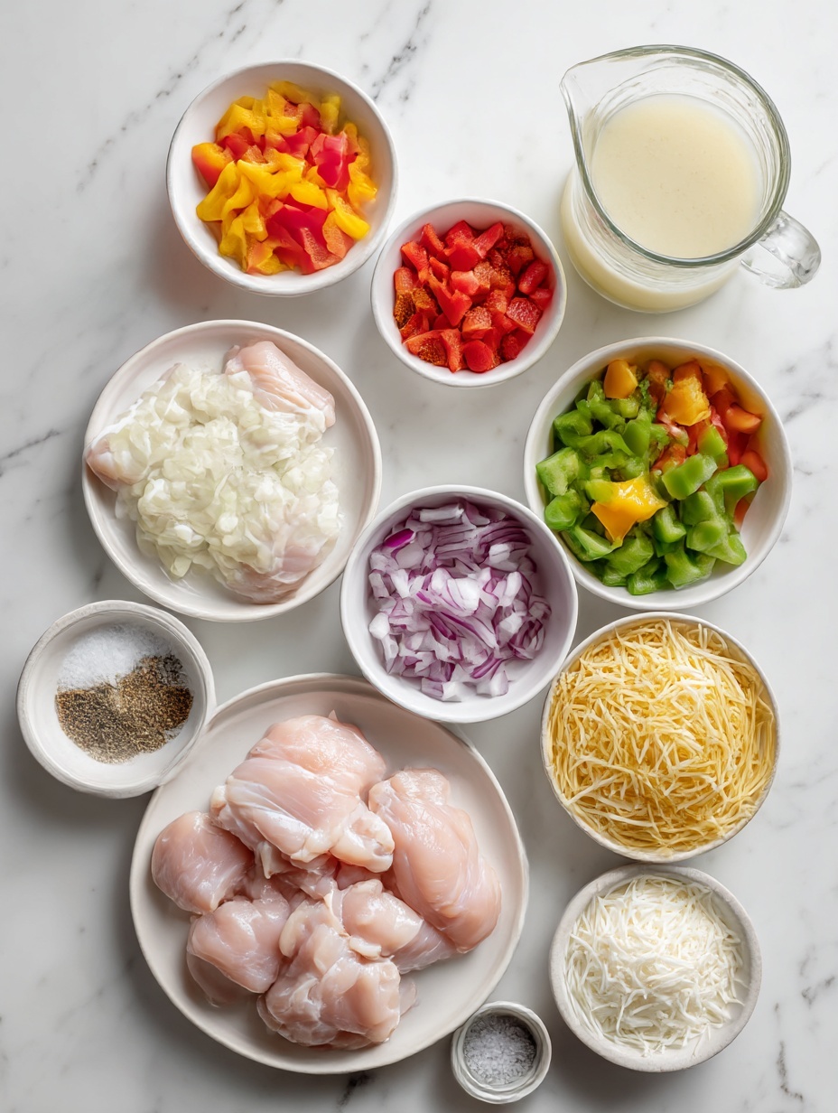 Crockpot Chicken Fajita Pasta