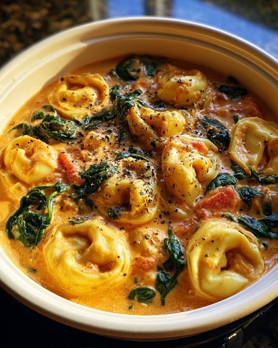 Crockpot Creamy Tortellini - detail 1