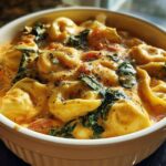 Crockpot Creamy Tortellini