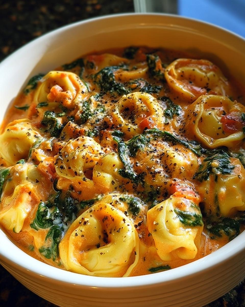 Crockpot Creamy Tortellini - detail 2