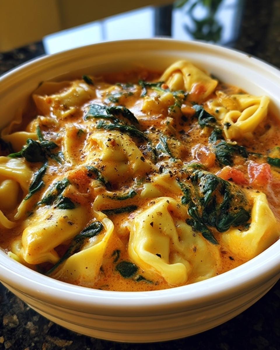 Crockpot Creamy Tortellini - detail 3