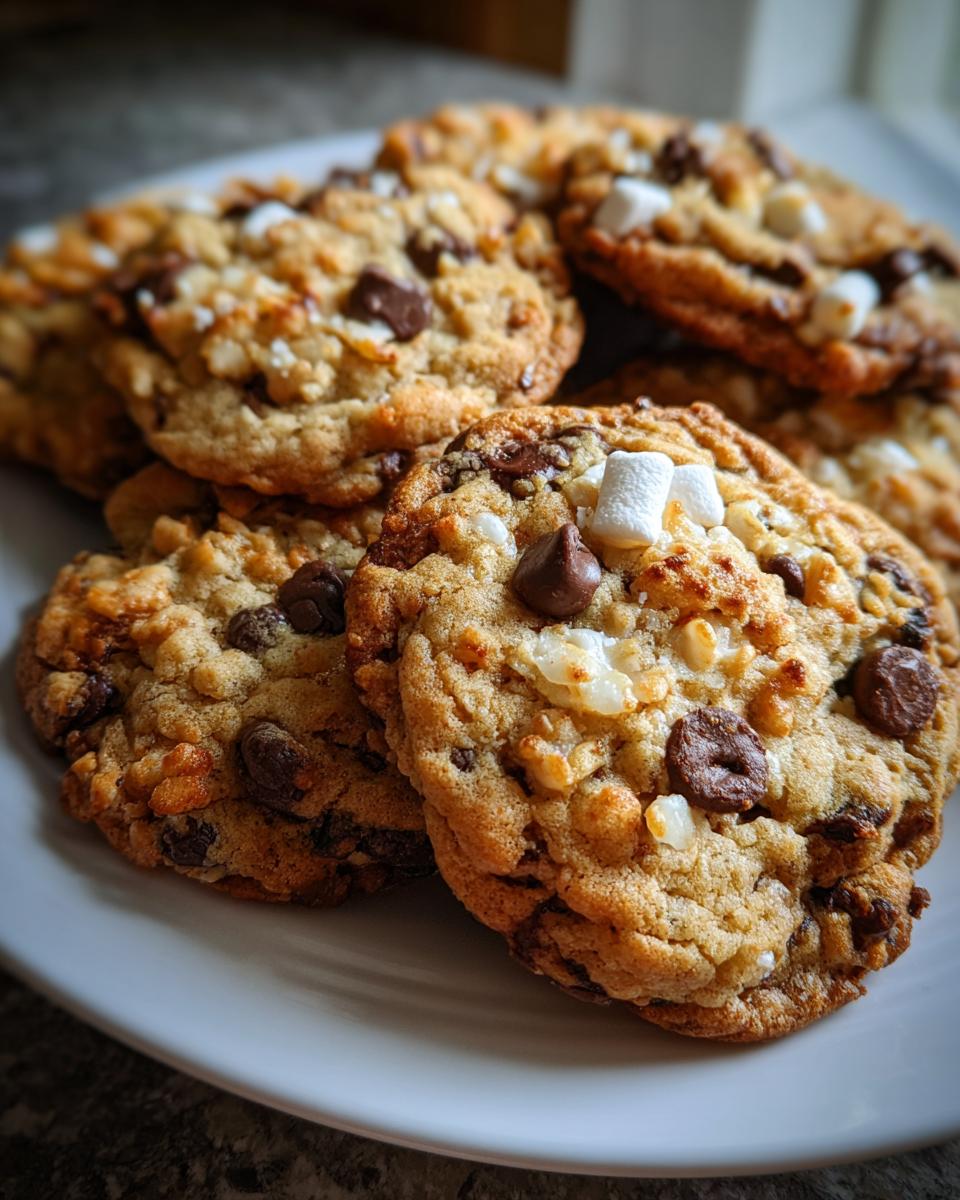 Crunchy Chocolate Chip Rice Krispie Cookies - detail 2