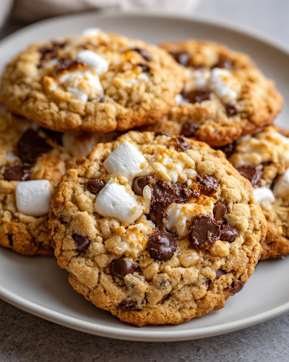 Crunchy Chocolate Chip Rice Krispie Cookies - detail 3