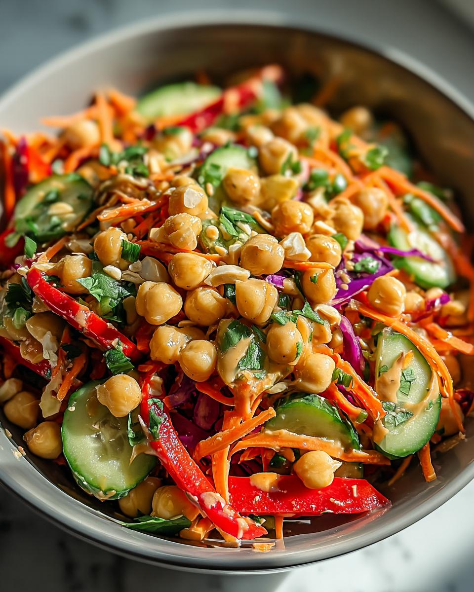 Crunchy Thai Chickpea Salad - detail 1