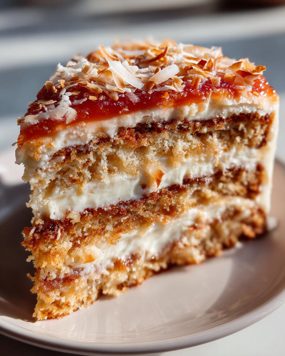 Decadent Hawaiian Guava Cake - detail 1