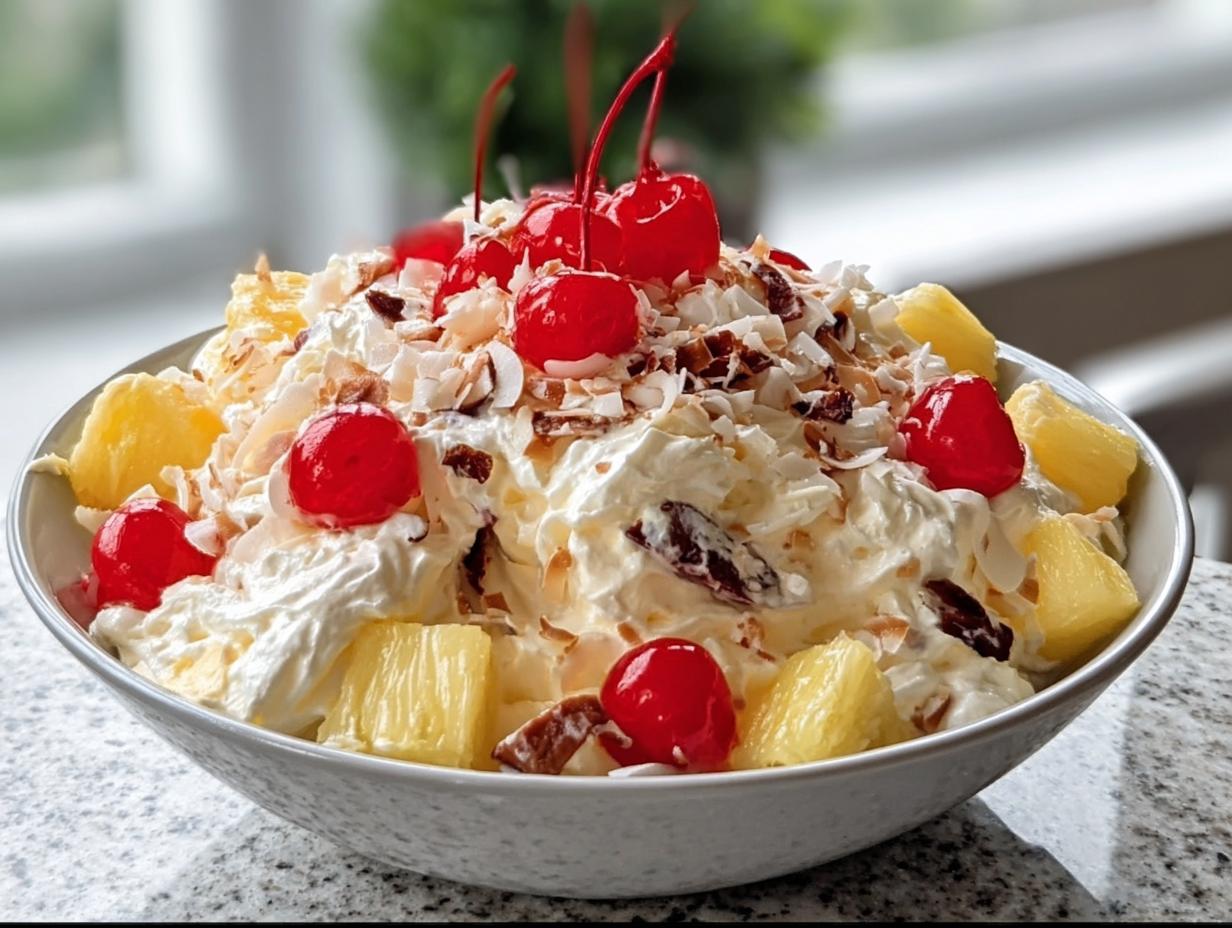 Delicious Millionaire Cheesecake Salad - detail 1