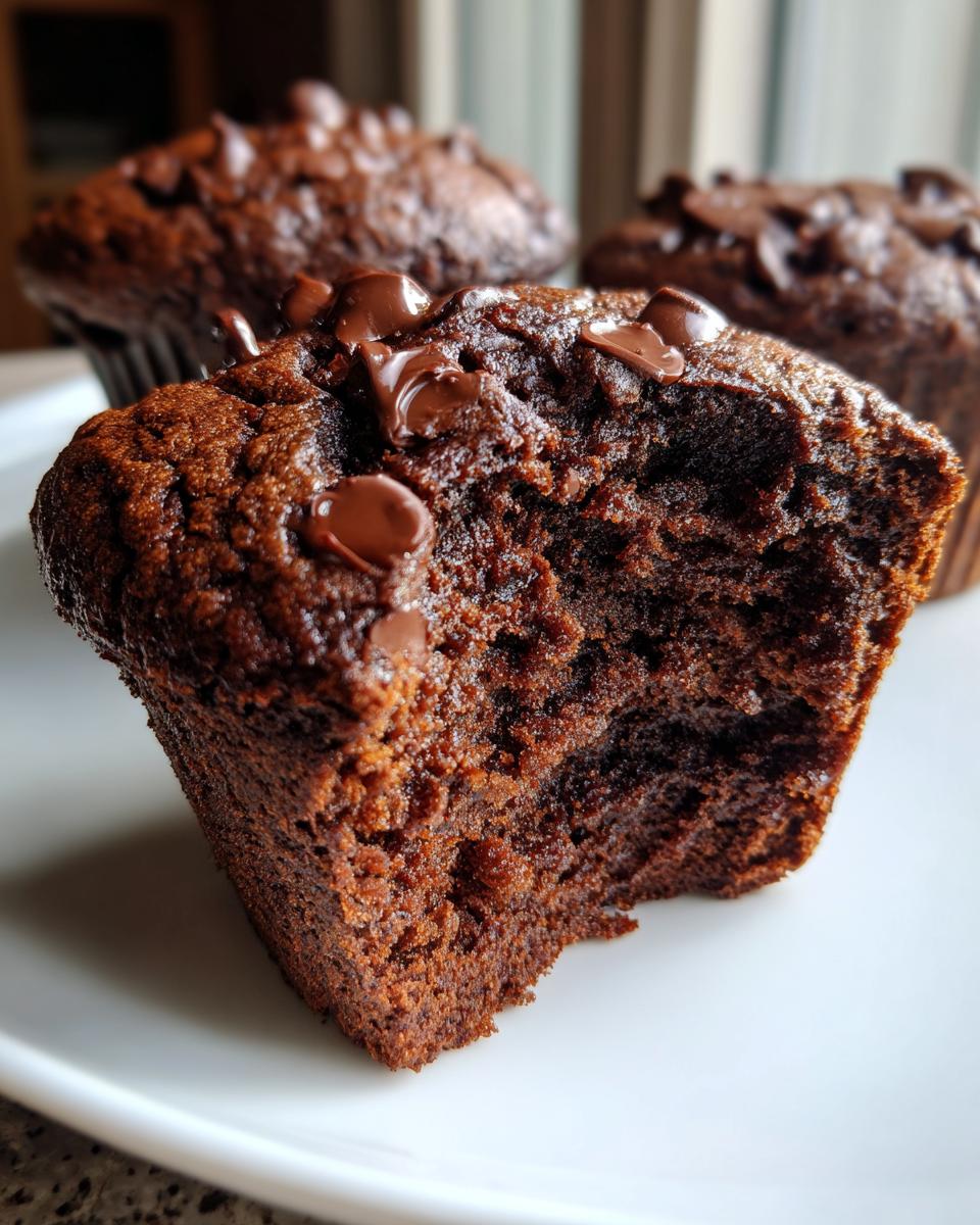 Double Chocolate Chip Muffins - detail 2