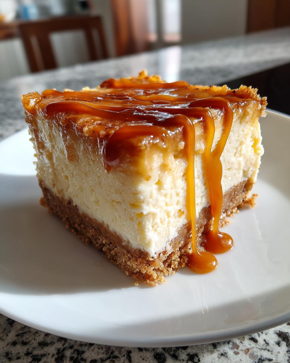Dulce de Leche Cheesecake Bars - detail 1