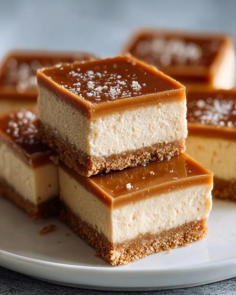 Dulce de Leche Cheesecake Bars - detail 1