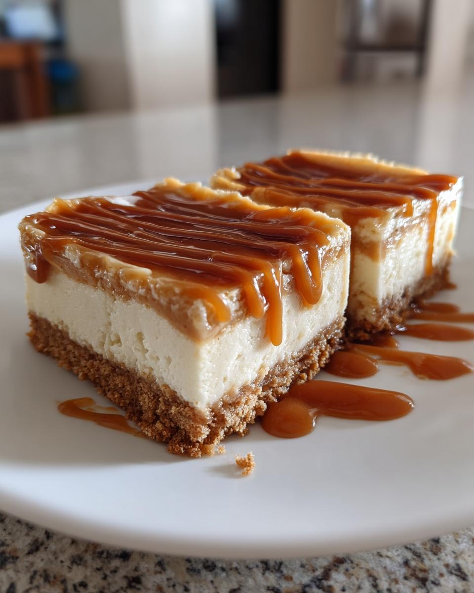 Dulce de Leche Cheesecake Bars - detail 2