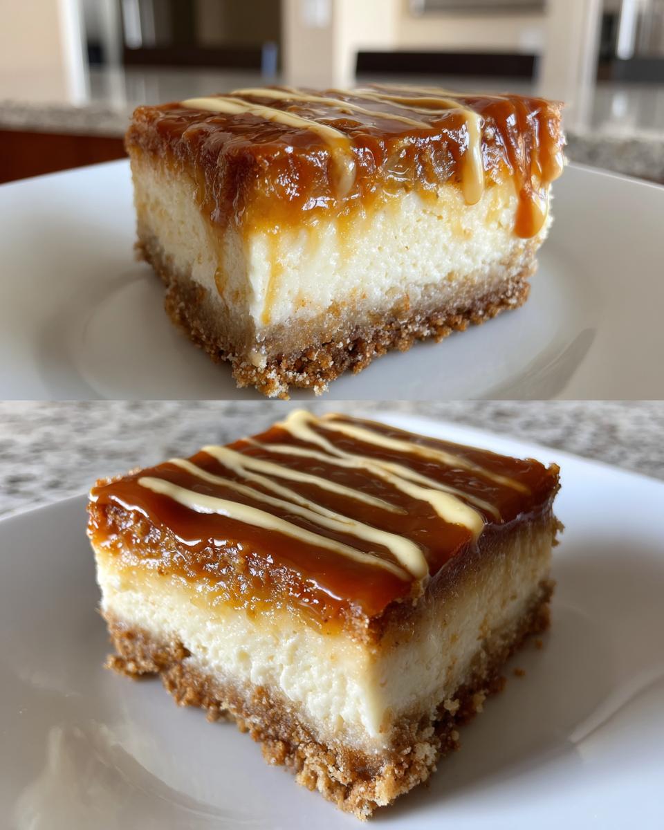 Dulce de Leche Cheesecake Bars - detail 3