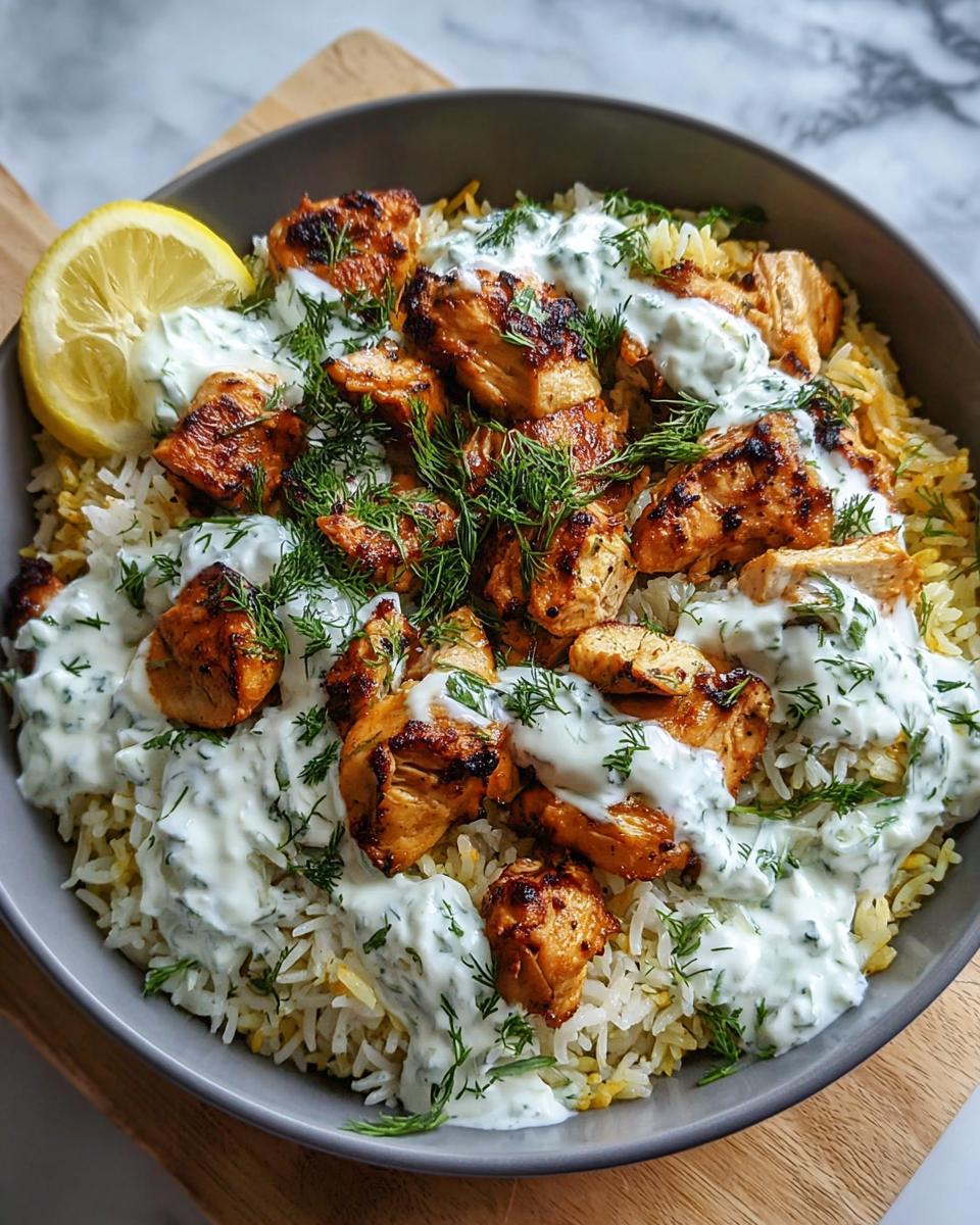 Dump And Bake Chicken Tzatziki Rice - detail 1