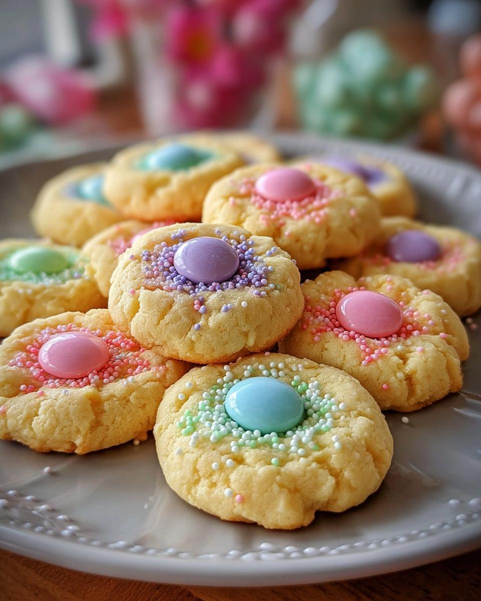 Easter Bunny Button Cookies - detail 1