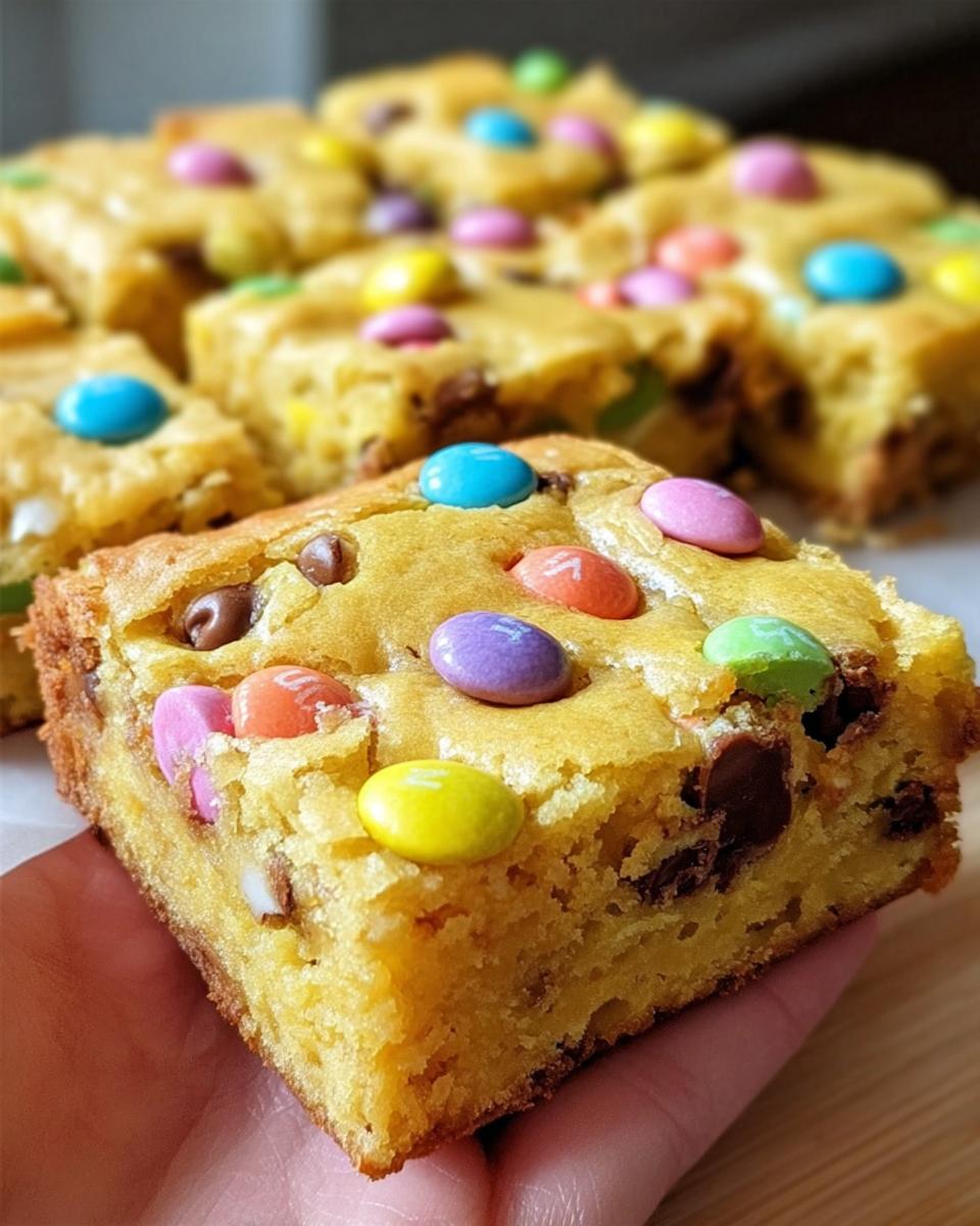 Easter Cake Mix Cookie Bars - detail 1