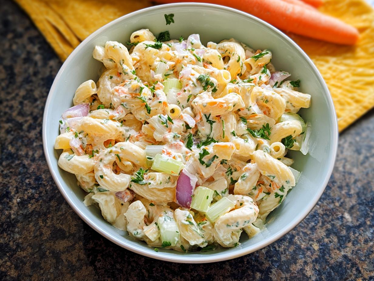 Easy Macaroni Pasta Salad - detail 1