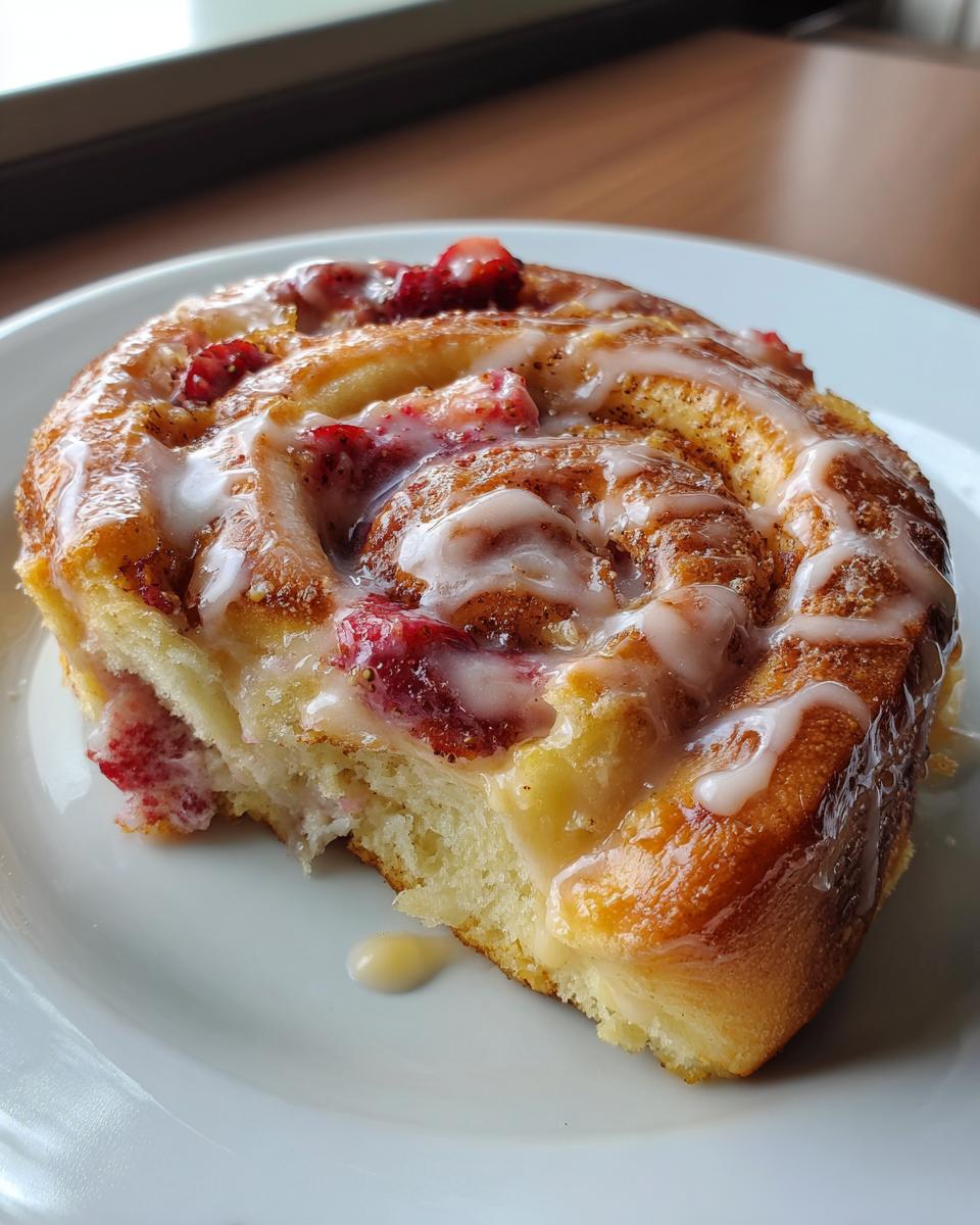 Easy Strawberry Cheesecake Sweet Rolls - detail 1