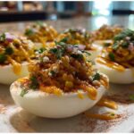 Elote Deviled Eggs
