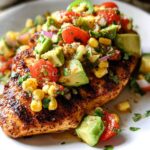 Fiesta Lime Chicken with Avocado Salsa