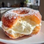 Fluffy Korean Milk Cream Donuts