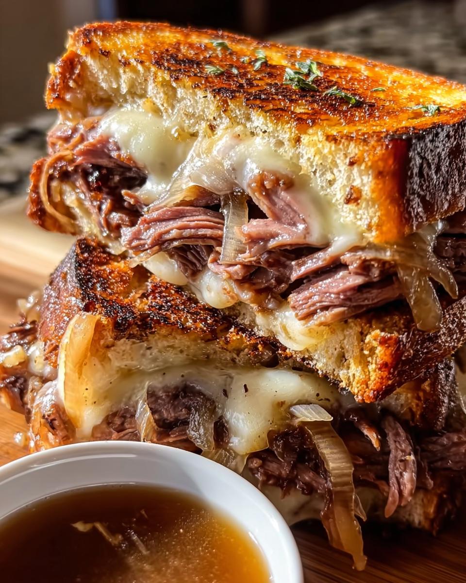 French Dip Grilled Cheese - detail 1