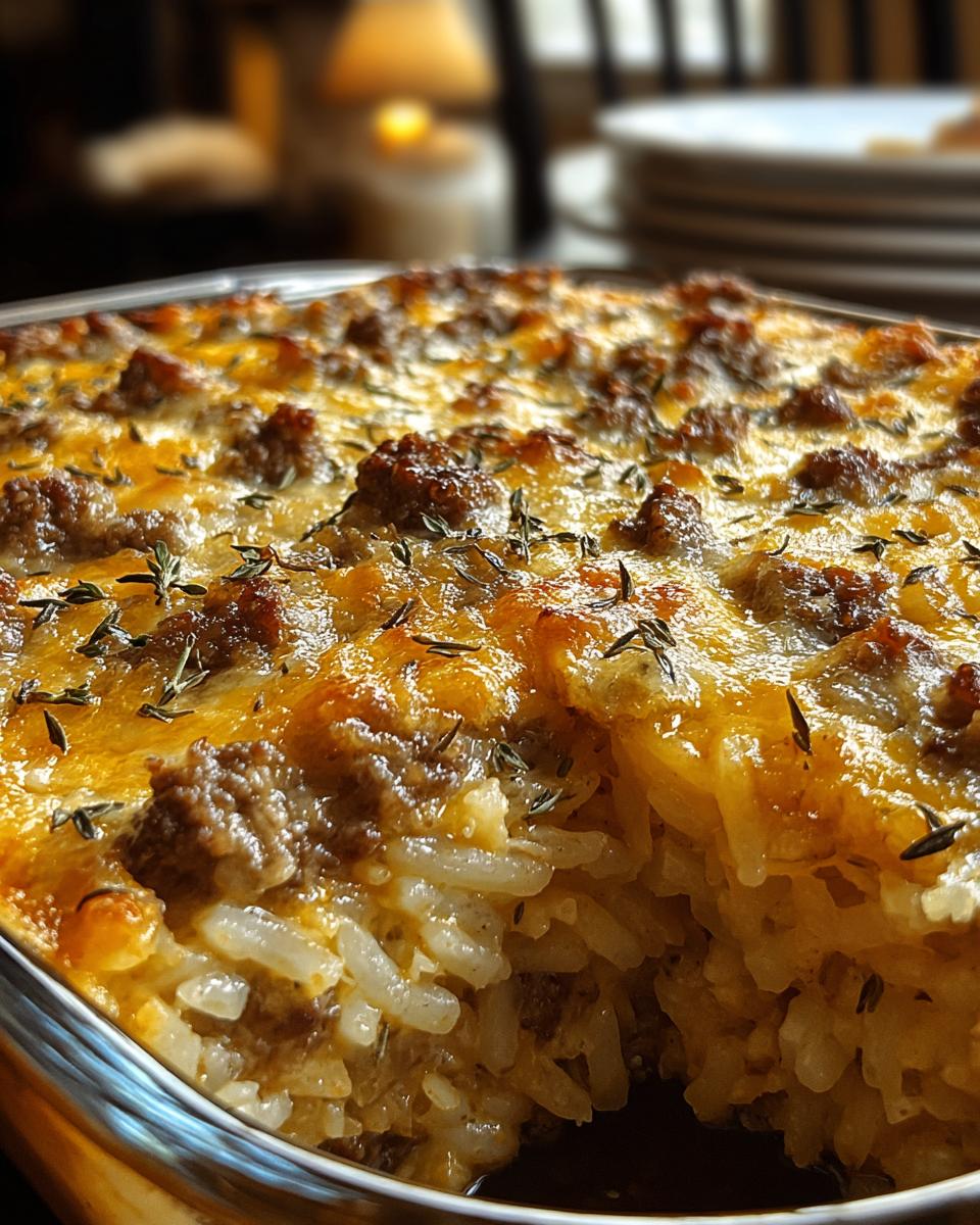 French Onion Ground Beef Casserole - detail 1