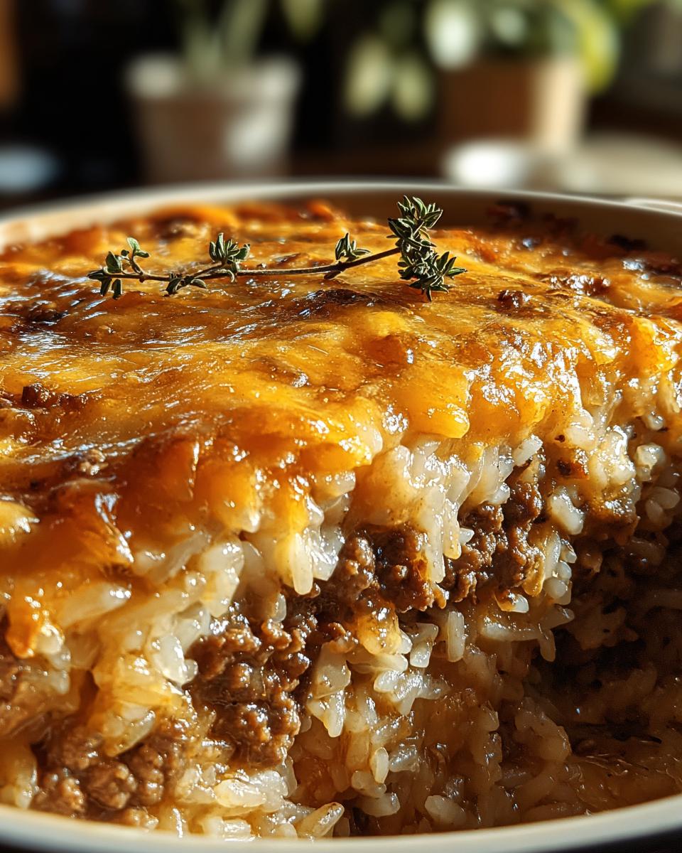 French Onion Ground Beef Casserole - detail 2