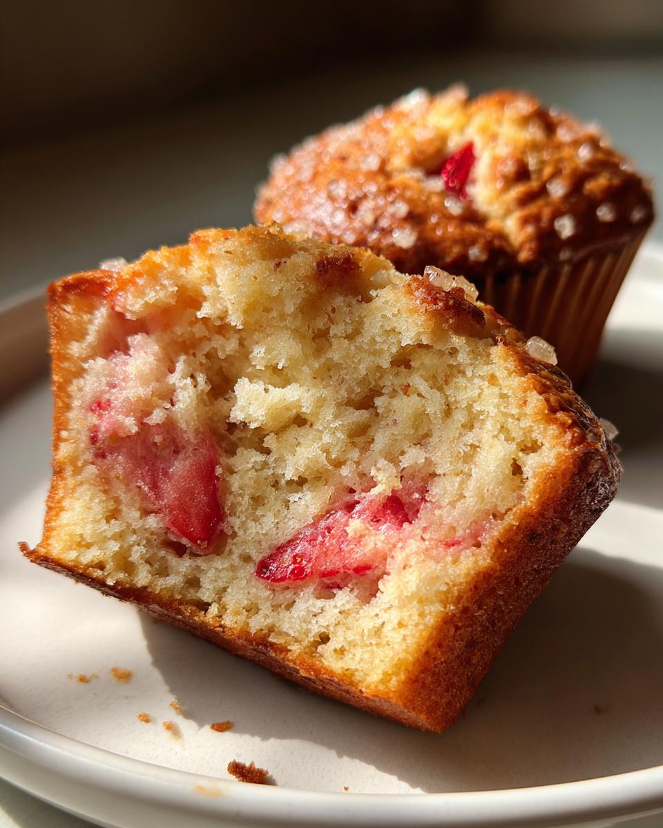 Fresh Strawberry Muffins - detail 3