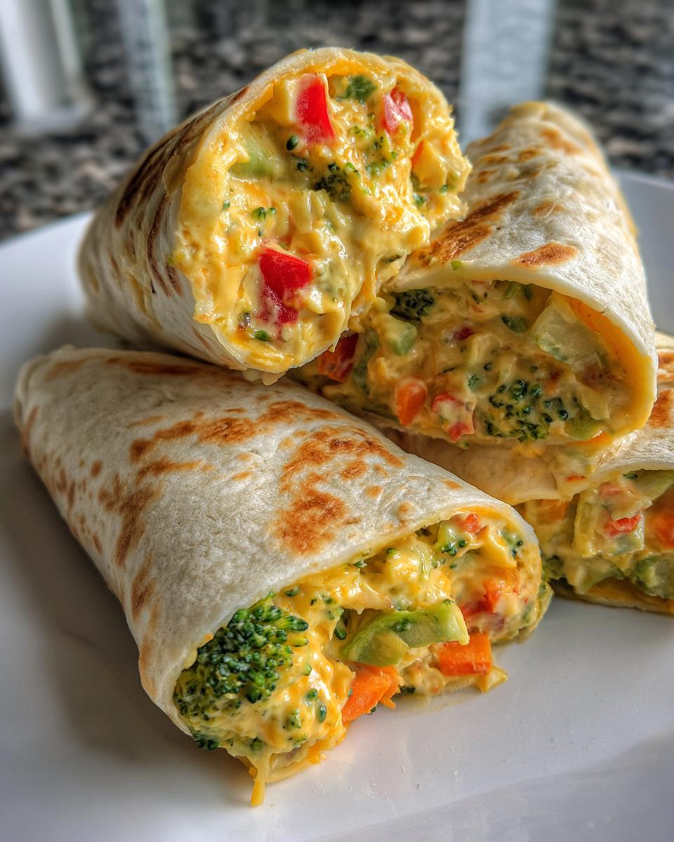 Fresh Vegetable Tortilla Roll Ups - detail 2