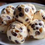 Frozen Greek Yogurt Peanut Butter Bites with Chocolate Chips