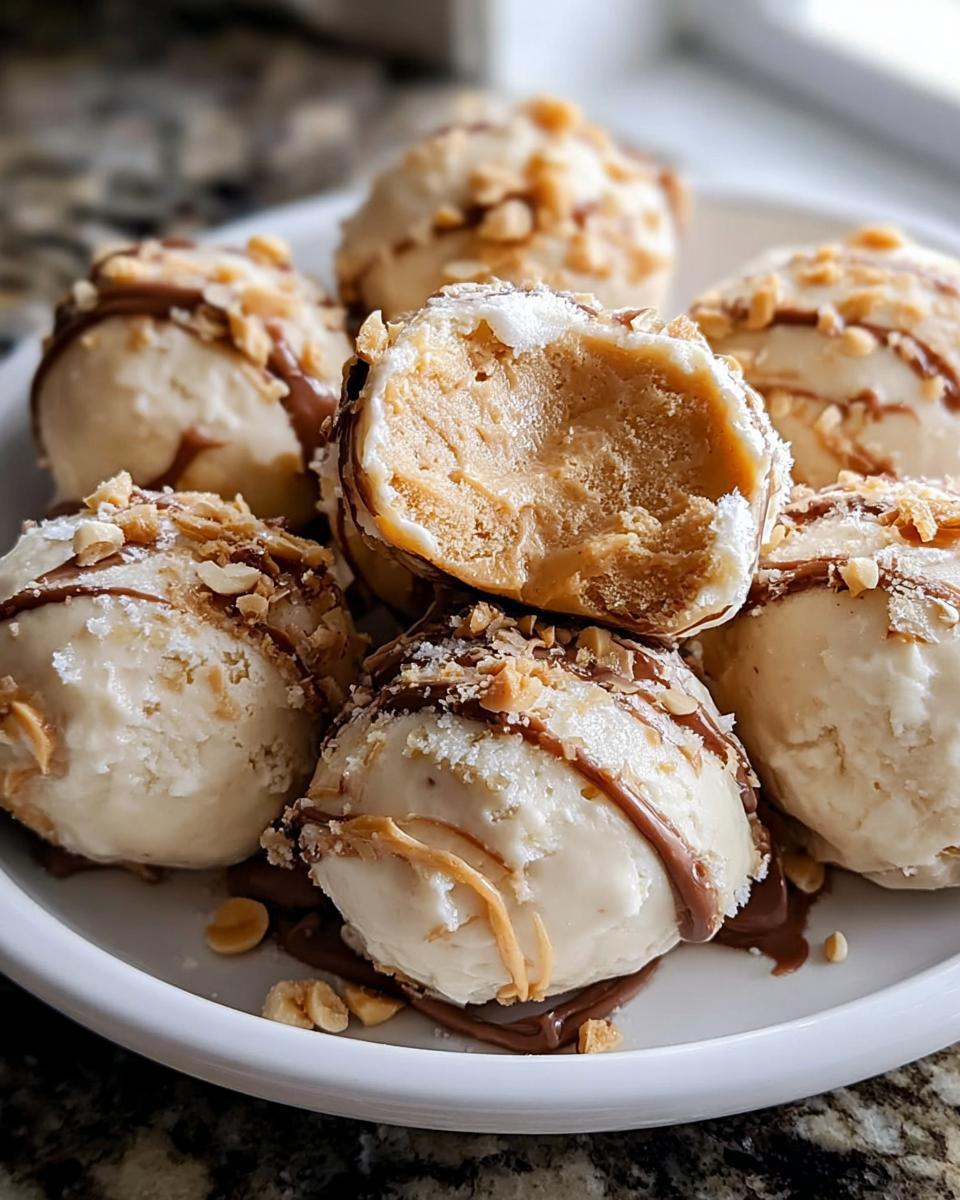Frozen Peanut Butter Greek Yogurt Bites - detail 1