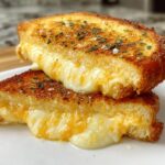 Garlic Bread Grilled Cheese