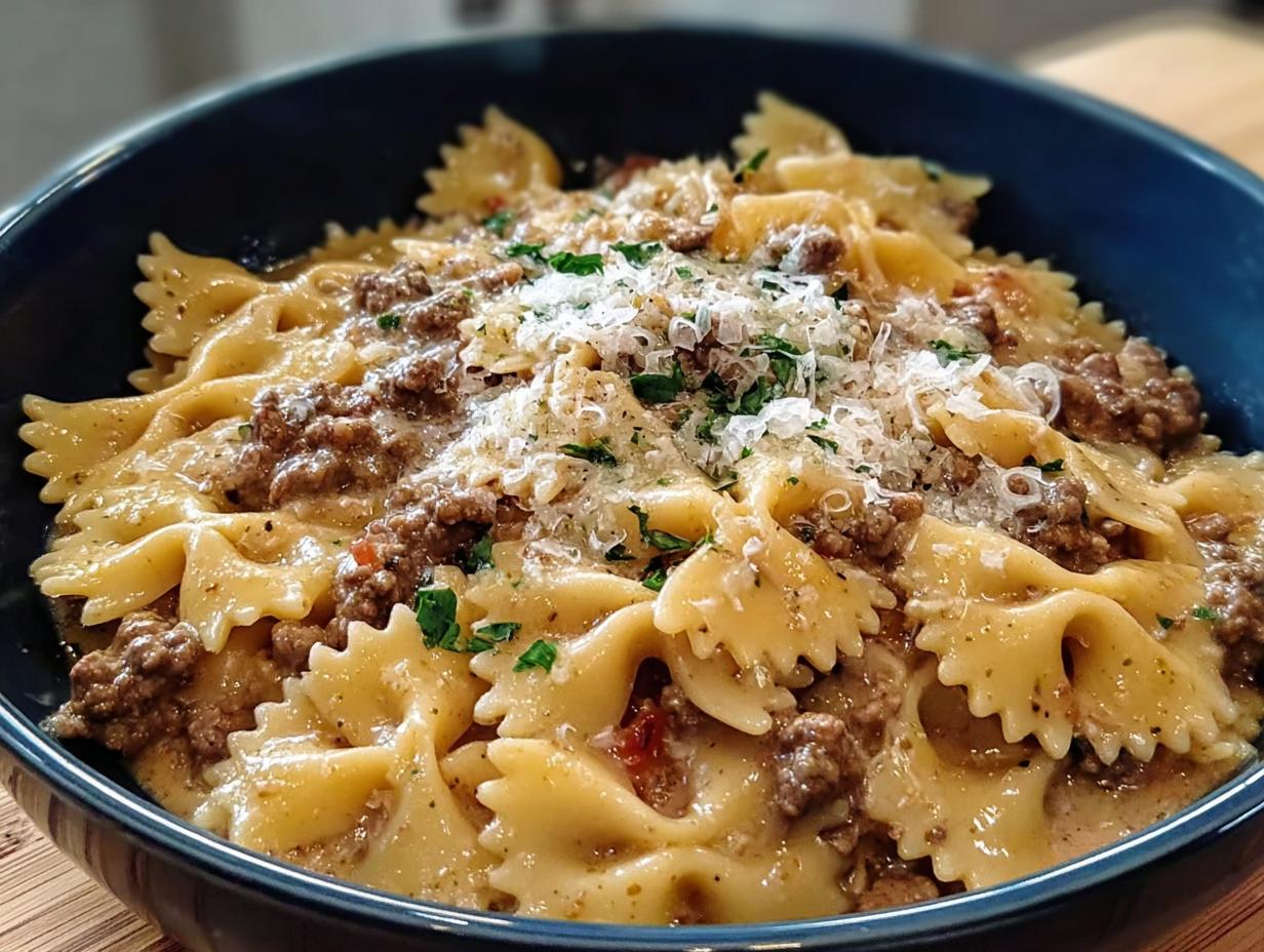 Garlic Parmesan Bowtie Pasta - detail 1