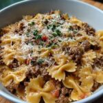 Garlic Parmesan Bowtie Pasta