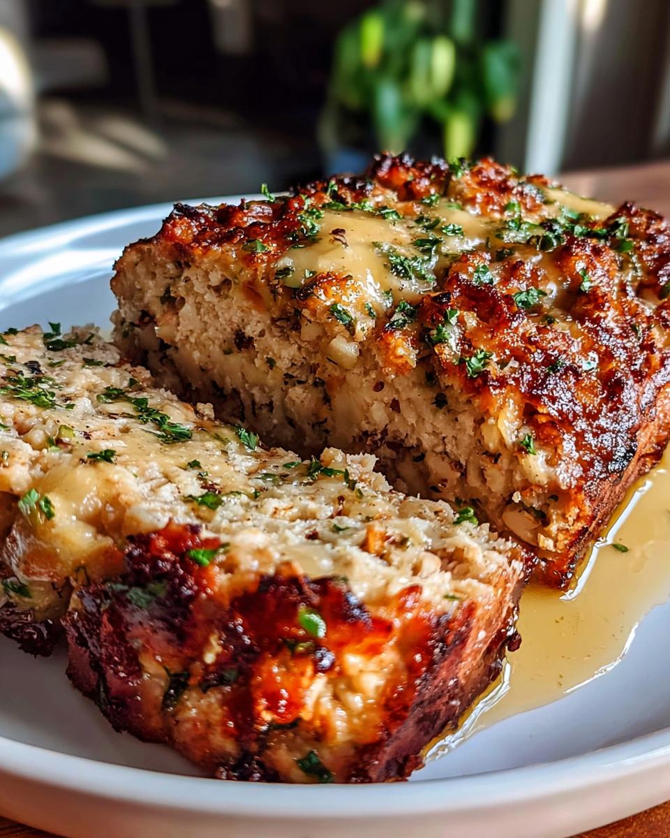 Garlic Parmesan Chicken Meatloaf - detail 1