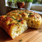 Garlic Parmesan Focaccia Bread