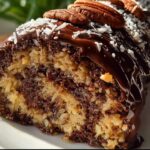 German Chocolate Cake Roll