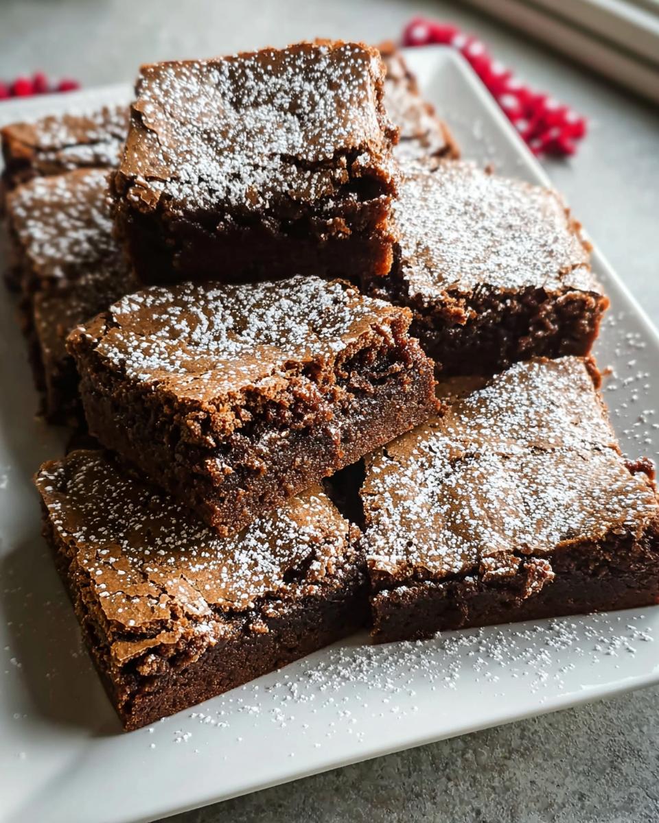 Gingerbread Brownies - detail 1