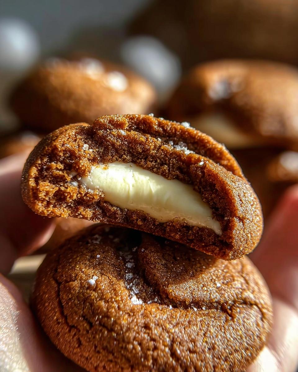 Gingerbread Cheesecake Cookies - detail 1