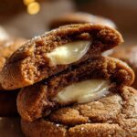 Gingerbread Cheesecake Cookies
