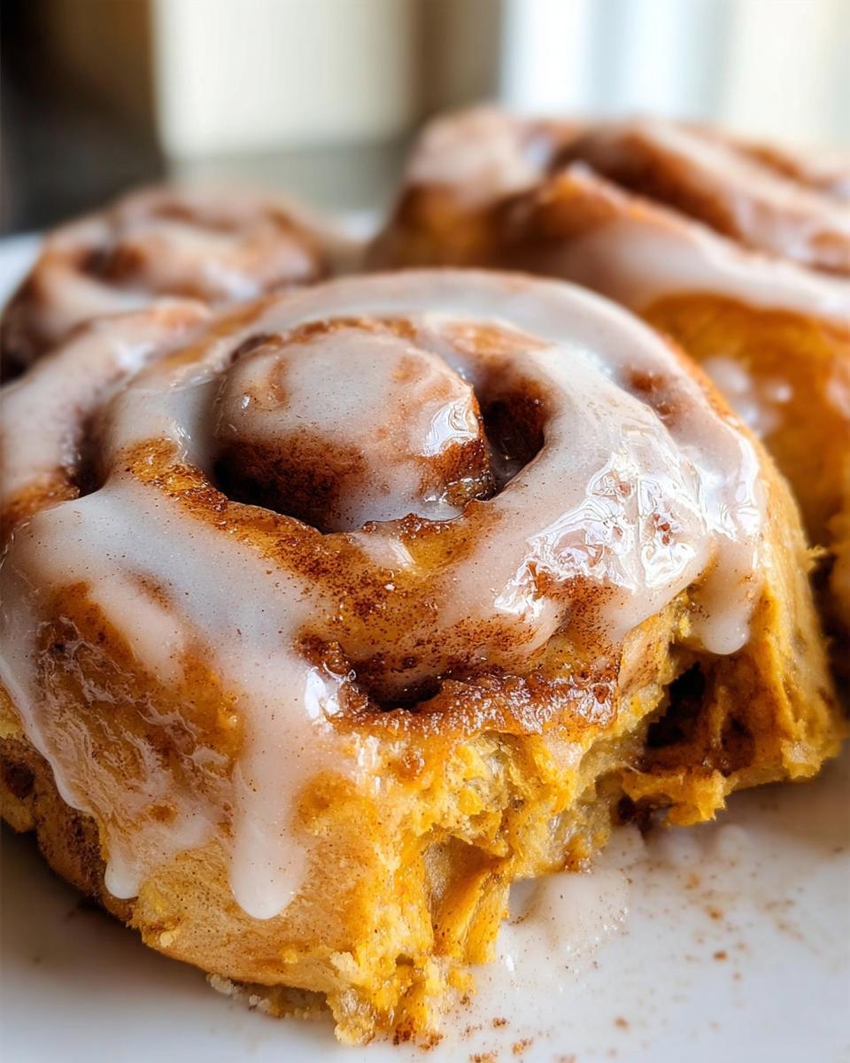 Gluten Free Pumpkin Cinnamon Rolls - detail 2