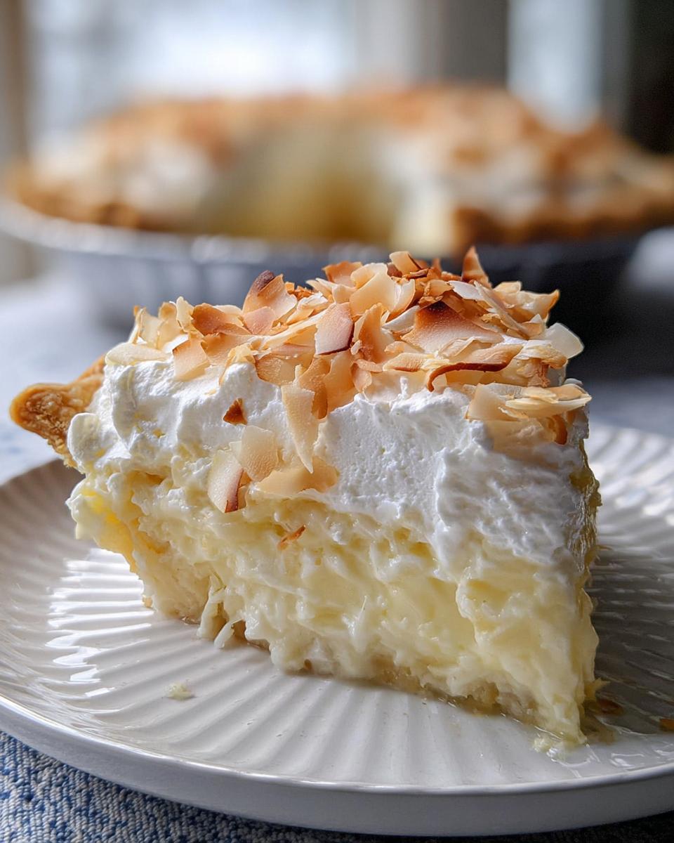 Grandma’s Coconut Cream Pie - detail 1