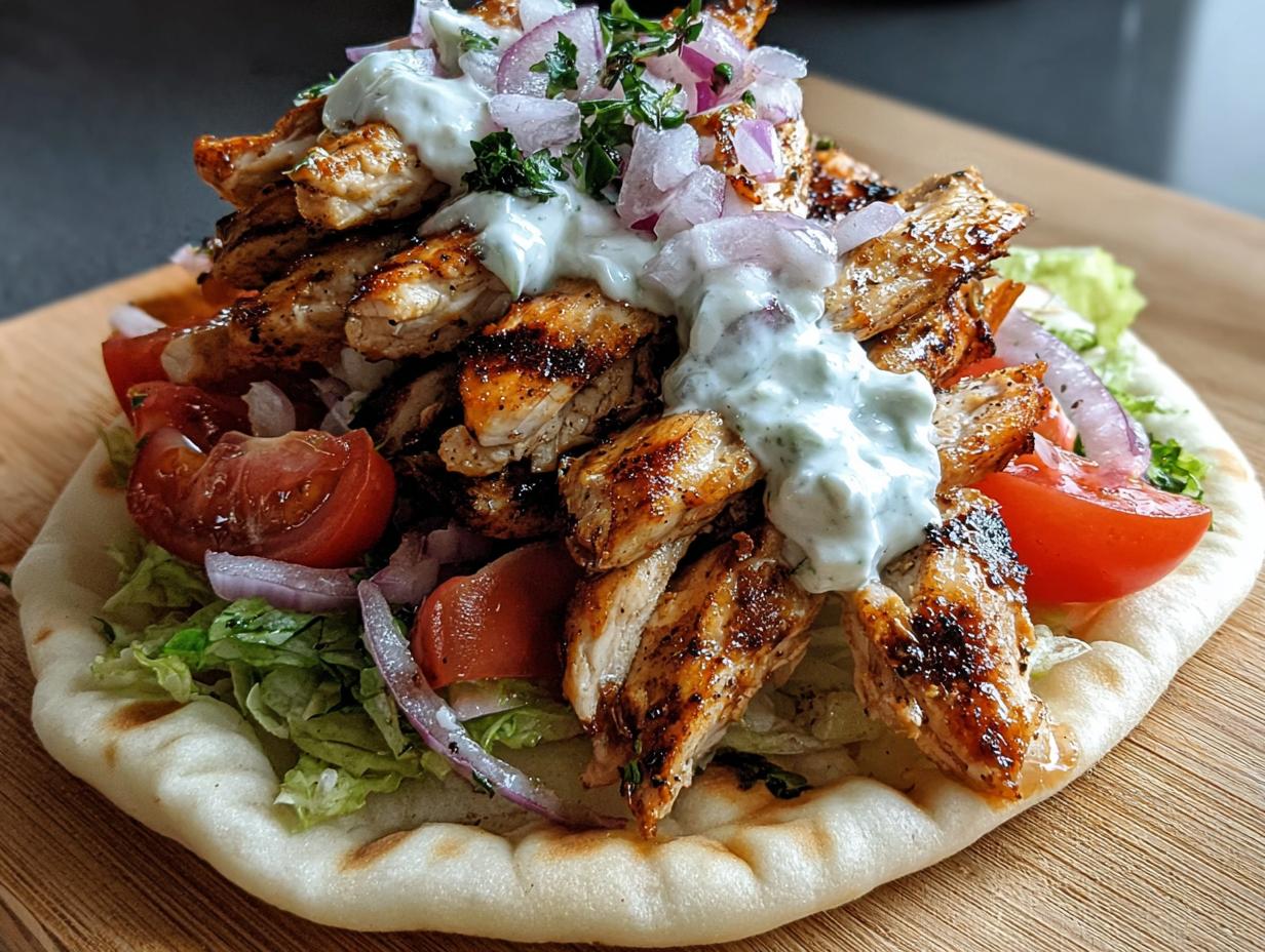 Greek Chicken Gyros - detail 1