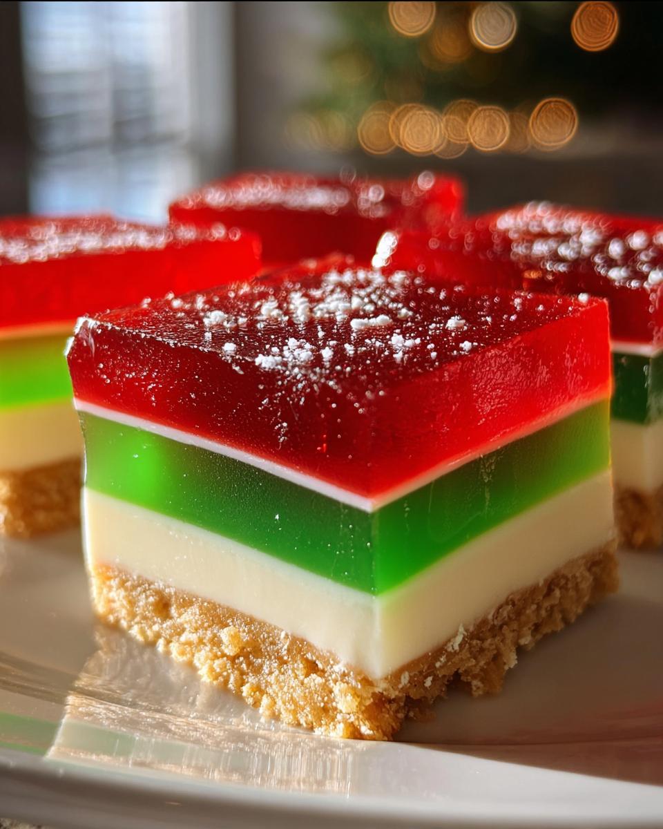 Green & Red Christmas Jelly - detail 1