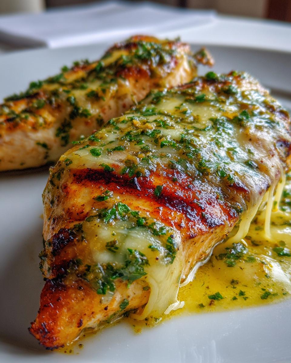 Grilled Salsa Verde Pepper Jack Chicken - detail 1