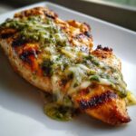 Grilled Salsa Verde Pepper Jack Chicken