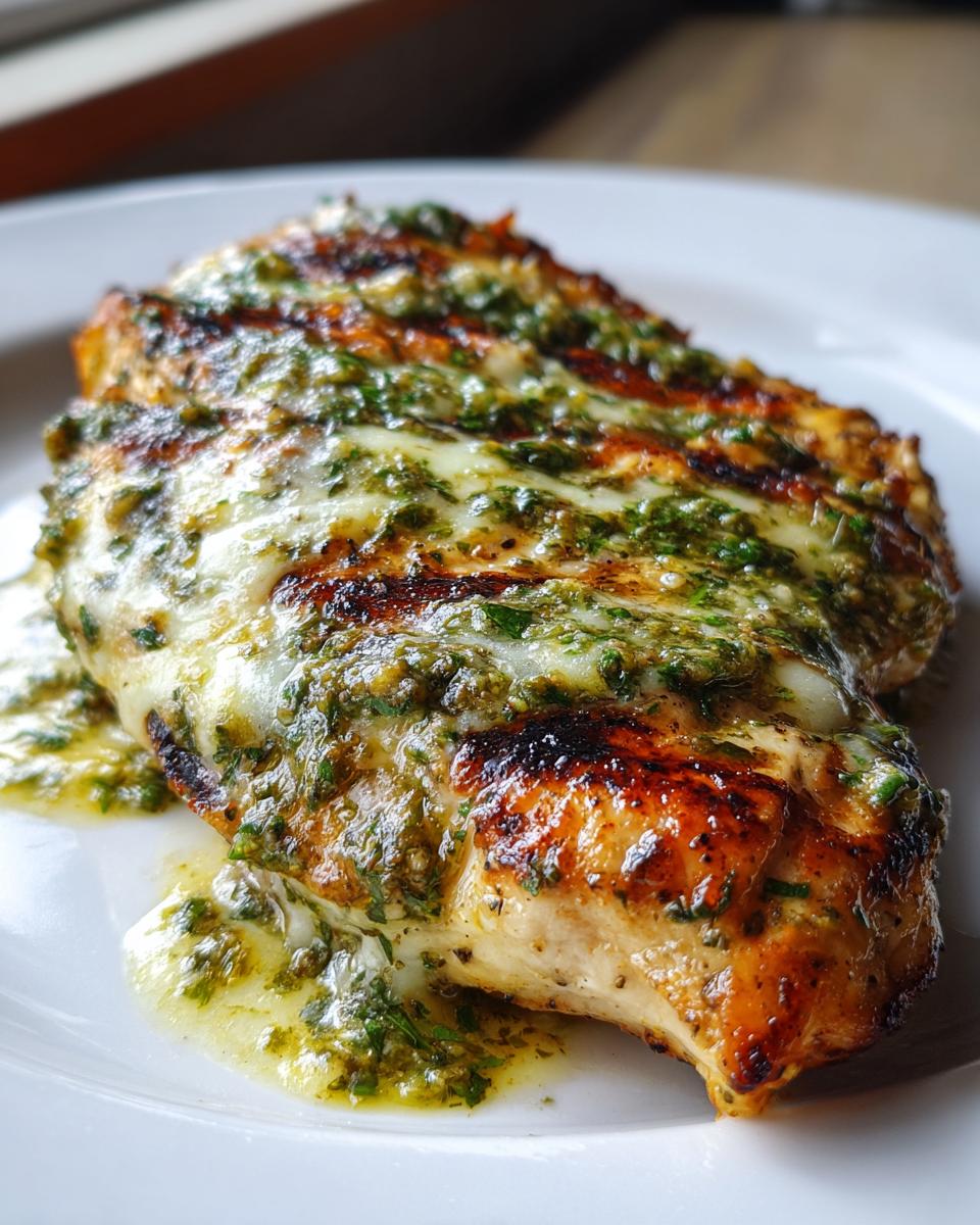 Grilled Salsa Verde Pepper Jack Chicken - detail 2
