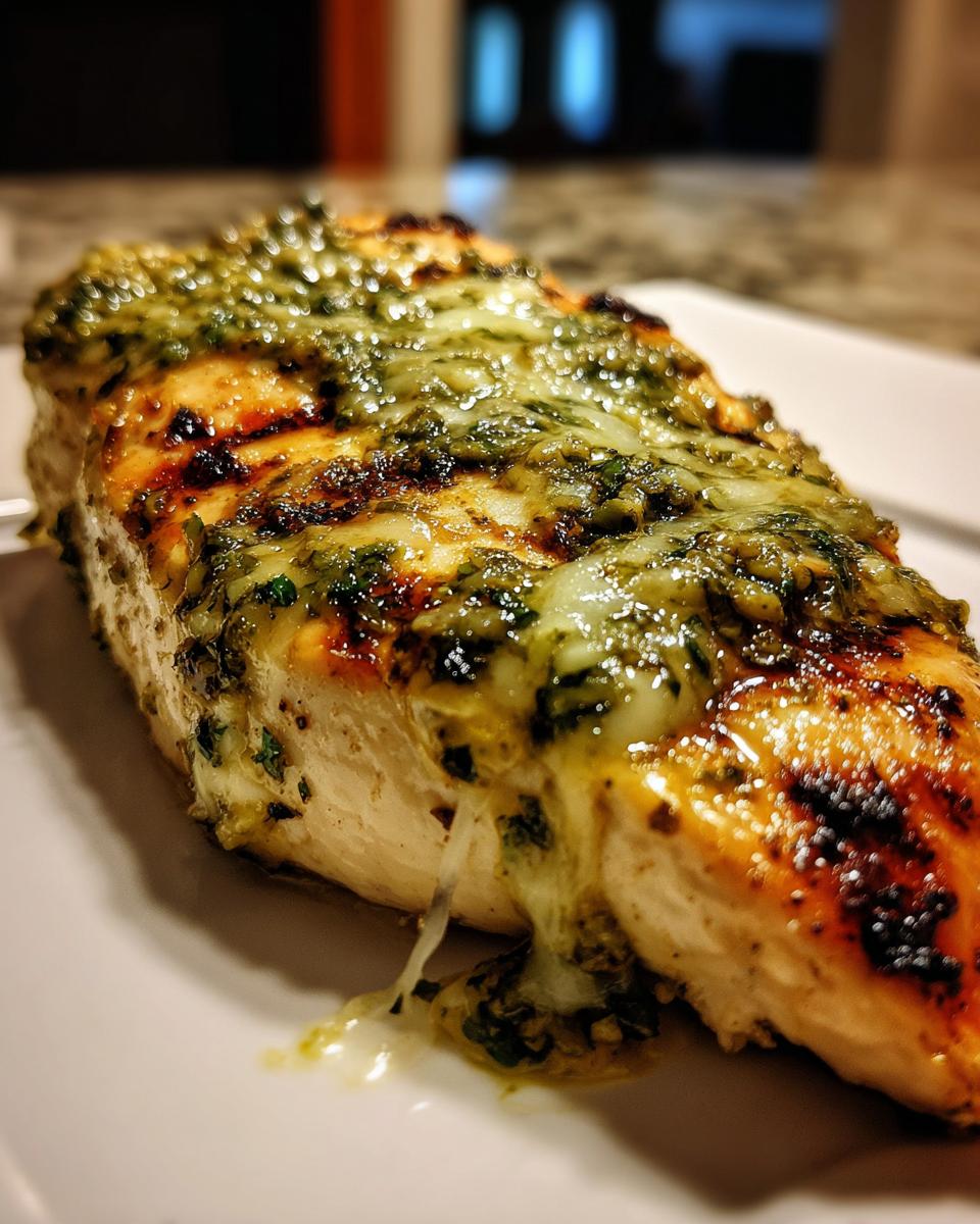 Grilled Salsa Verde Pepper Jack Chicken - detail 3