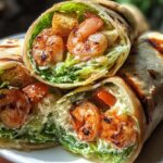 Grilled Shrimp Caesar Wraps